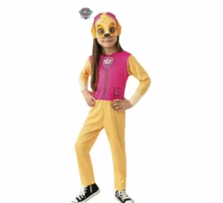 Costume Skye di Paw Patrol con maschera per bambine
