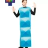 Costume Tetris azzurro per adulti