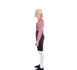Costume tirolese con pantalone nero per bambino