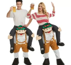 Costume tirolese oktoberfest su spalle per adulti