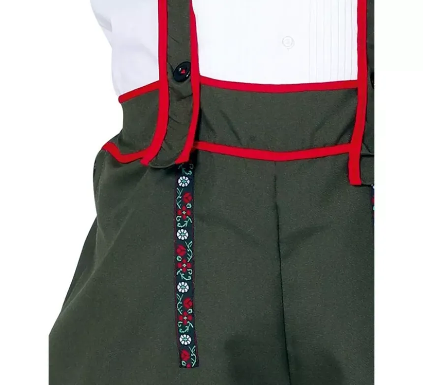 Costume tirolese verde per uomo