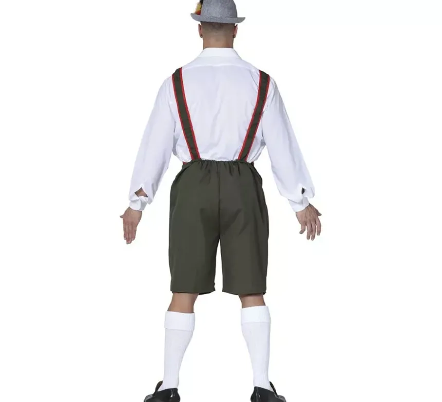 Costume tirolese verde per uomo