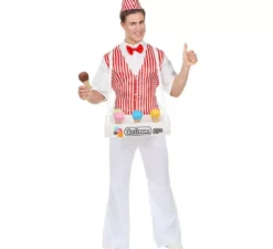 Costume tradizionale da venditore di gelati per uomo