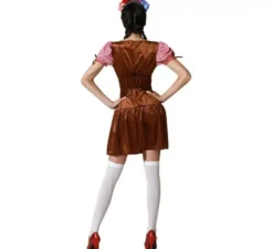 Costume tradizionale tedesco marrone per donna