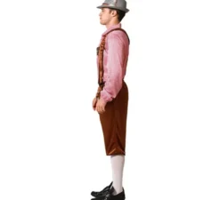 Costume tradizionale tedesco marrone per uomo