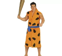 Costume troglodita dell'età della pietra per un uomo