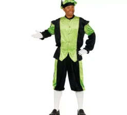 Costume verde e nero per un uomo