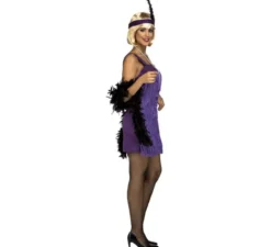 Costume viola charleston per donna