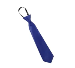 Cravatta liscia per adulti da 35 cm in diversi colori