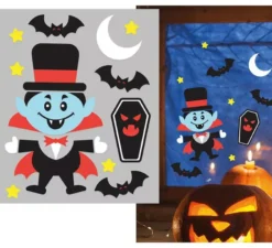 Decorazione in gel vampiro 20x25 cm