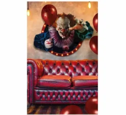 Decorazione Murale Clown Adesivo 70X80 cm