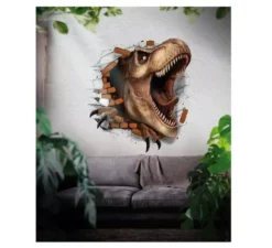 Decorazione Murale Dinosauro Adesivo 70X80 cm