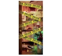 Decorazione per porta ''Scena del crimine'' 80x180 cm