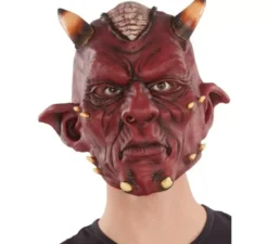 Demon Mask con corna per adulti