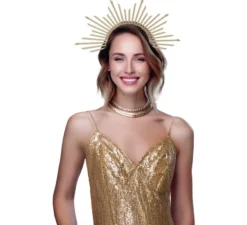 Diadema con alone barocco