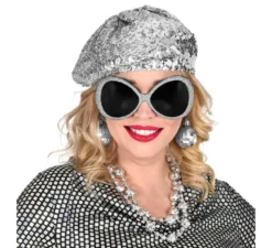 Disco Babe Kit: Cappello, Occhiali e Orecchini