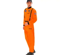 distintivo da astronauta arancione da uomo