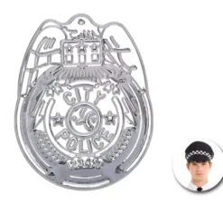 Distintivo in metallo della Polizia Municipale