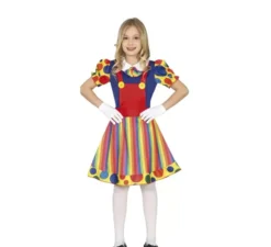 Divertente costume da clown per bambina