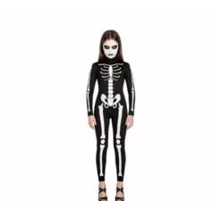 Donna di costume scheletro per donna