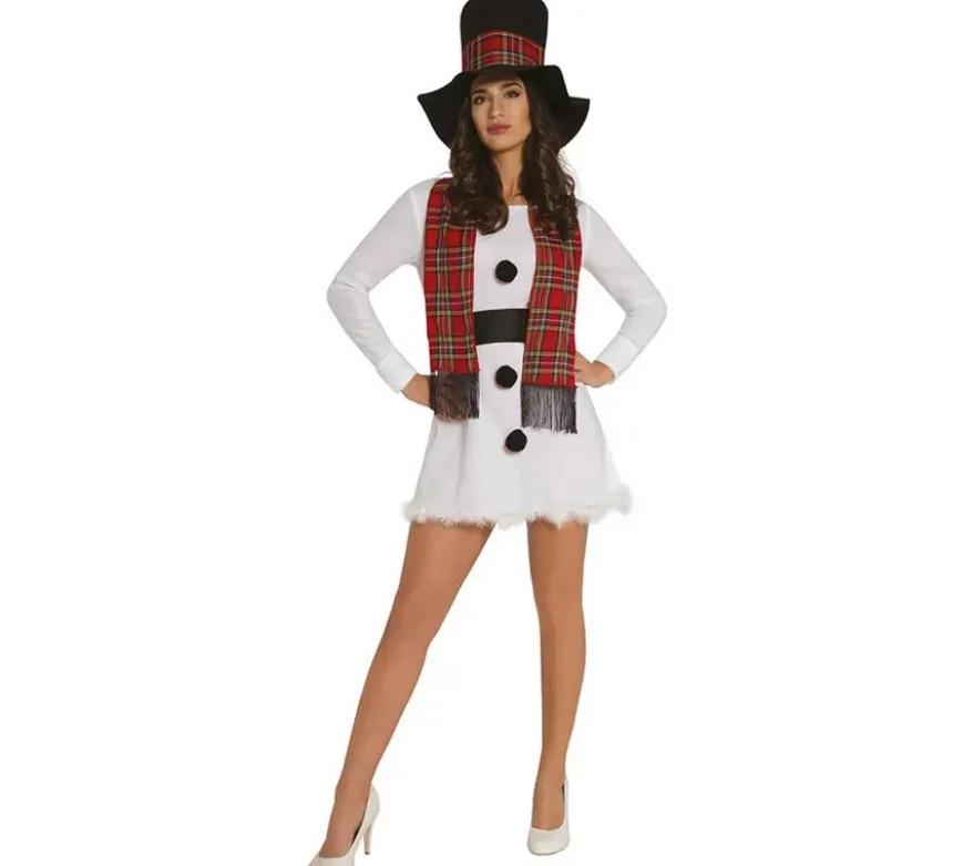 donne costume pupazzo di neve