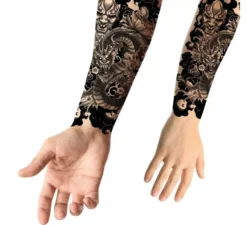 Drago e demone tatuaggio