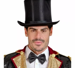Elegante cappello a cilindro nero o cilindro