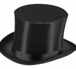 Elegante cappello a cilindro nero o cilindro