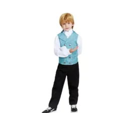 Elegante costume blu da Lord inglese per bambino