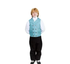 Elegante costume blu da Lord inglese per bambino