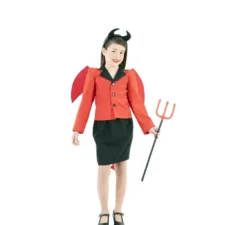 Elegante costume da diavolo per bambina