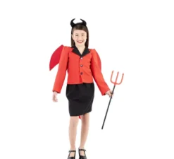 Elegante costume da diavolo per bambina