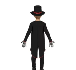 Elegante costume da scheletro con giacca per bambino
