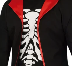 Elegante costume da scheletro per uomo