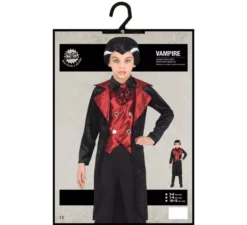 Elegante costume da vampiro con gilet per bambino