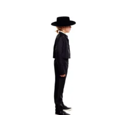 Elegante costume di Cordovan nero per bambino