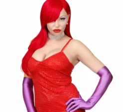 Elegante parrucca rossa