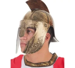 Elmo centurione romano d'oro