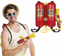 Estintore bevente dell'uomo della birra