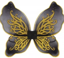 Farfalla Nera Ali di Fata 50x30 cm