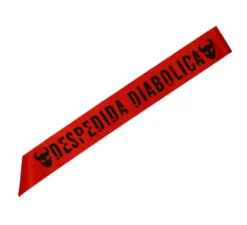 Fascia d'Addio Diabolica Rossa 80 cm