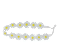 Fascia o nastro con fiori bianchi