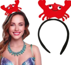 Fascia per capelli a forma di granchio