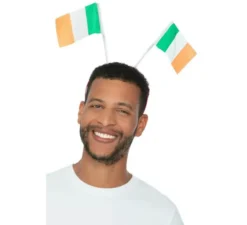 Fascia per capelli con bandiera del giorno di San Patrizio per adulti
