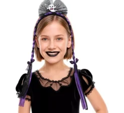 Fascia per capelli fantasma con due trecce per bambini