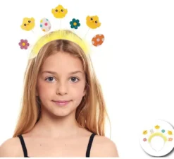 Fascia per capelli per pulcini primaverili per bambini