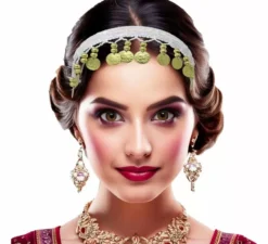 Fascia per capelli Zingara Arab Coin in vari colori per adulti