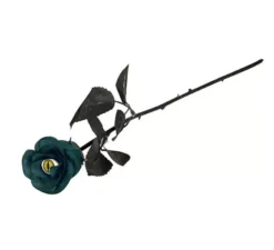 Fiore blu e nero con Occhio di Gatto 42 cm