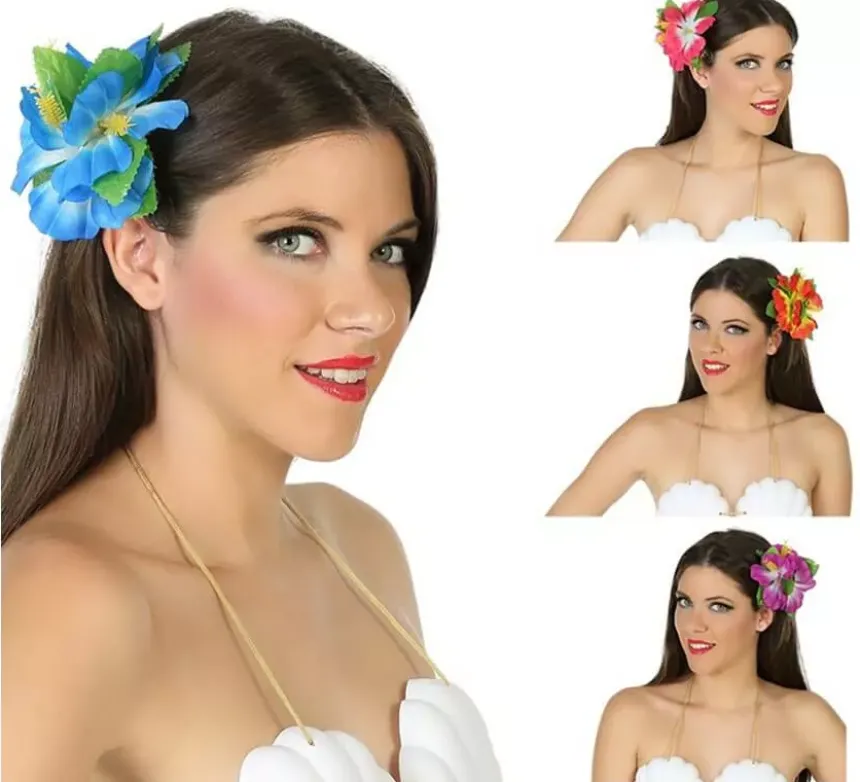 Fiore hawaiano in 4 colori assortiti