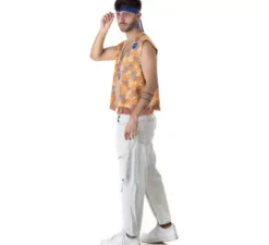 Fiori Hippie Kit per uomo: gilet e fascia
